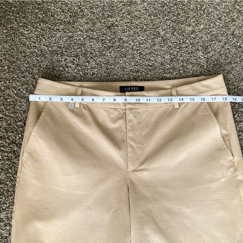Lauren Ralph Lauren Khaki Bermuda Shorts SIZE L - Picture 4 of 8
